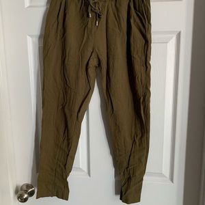 Olive green jogger pant